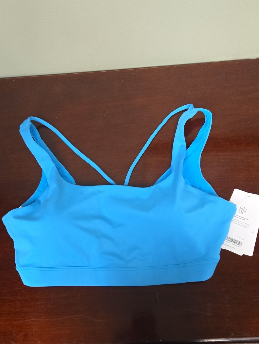 Athleta - Women’s Blue Strappy Sports Bra